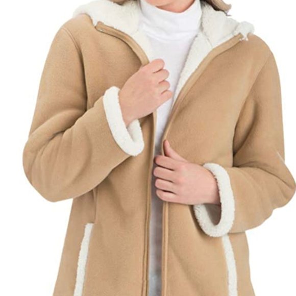 New York Company Jackets & Blazers - New York Co.  White Faux Fur Coat